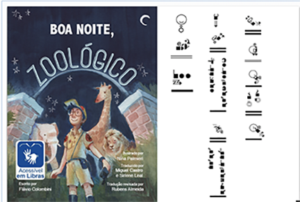 E-book: Boa Noite, Zoologico, LIBRAS em SignWriting